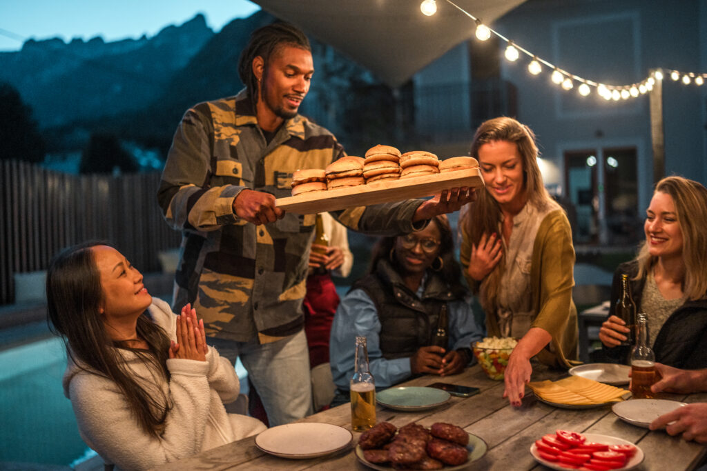 enjoying bbq. Looking for the best seasonings? Journey Spice Co. organic spice herb seasoning available in sustainable ecofriendly paper based miniature milk cartons.